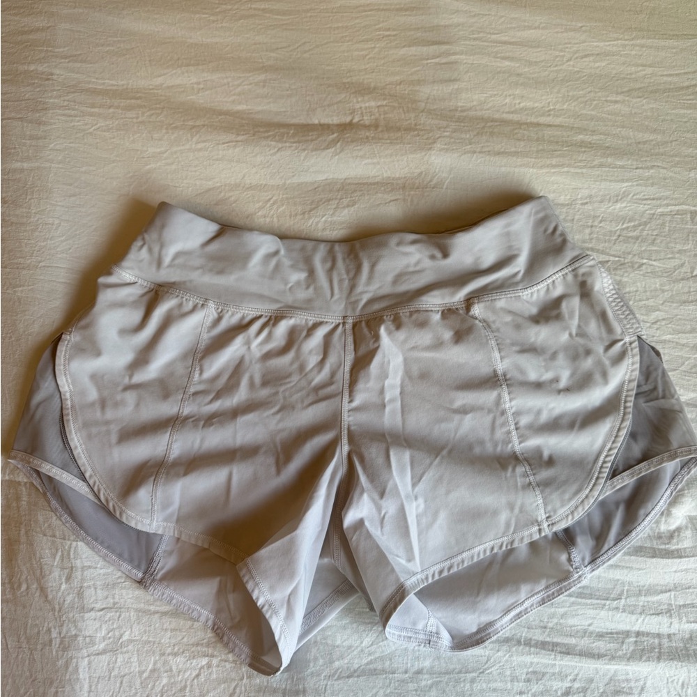 lululemon athletica Light Gray Layered Athletic Shorts